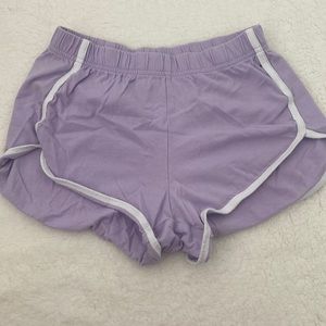 aero classic retro shorts in light purple